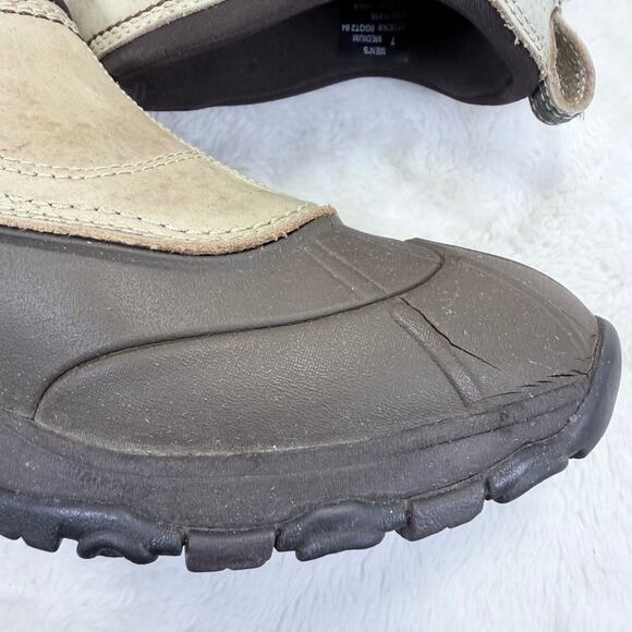 L.L. Bean Storm Chaser Slip On Duck Boots Tek 2.5 Brown Mens Size 7 main image 6